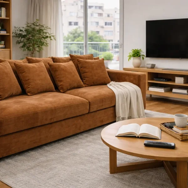 ספת קארמל ליווינג